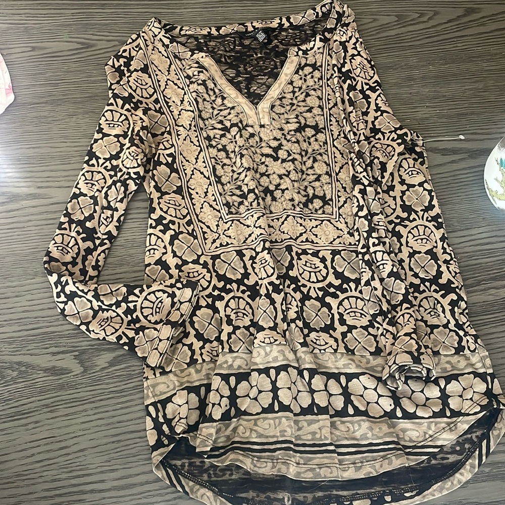 Earthy blouse perfect waist fit